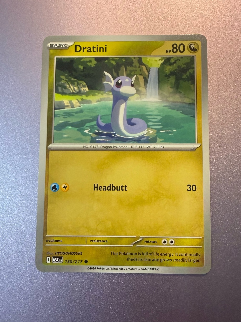 Pokemon TCG Dratini 150/217